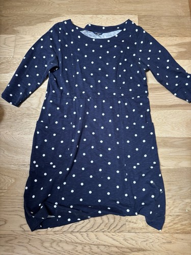 Joules dress navy - with, white