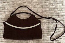 Ladies Jacques Vert Mocha Colour Shoulder clutch Bag 10 inch/8inch New ? 