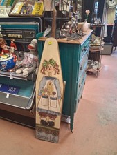 Vintage Wood Folk Art Ironing