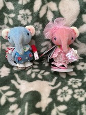 Artist Teddy Elephants By Jody Battaglia For Teddy Bears Of Witney Both L Ed