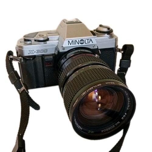 Vintage minolta black x300 - minolta,