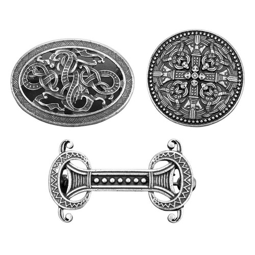 Vintage medieval brooch - medieval,