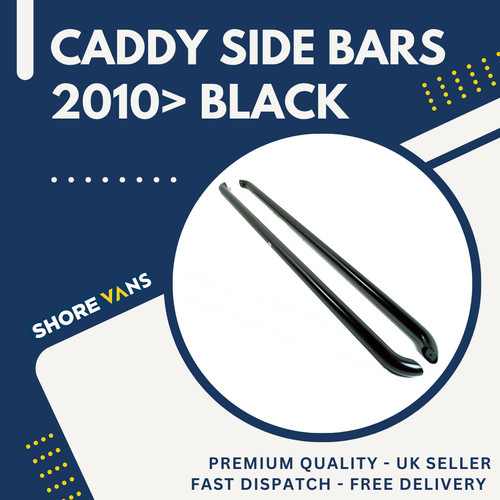 Caddy side bars black - vw,