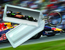 Reopening Insert Key Ring - F1 clear acrylic fobs made in the UK, 50x20mm insert