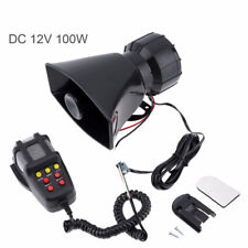 Car 12V 80W 7 Sounds Speaker Megaphone Emergency Whistle LoudSpeaker Siren Horn