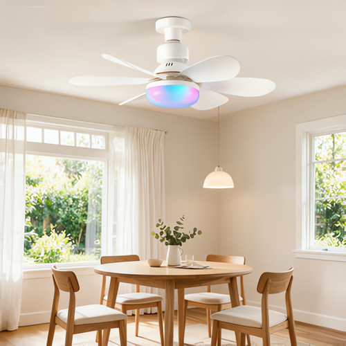 Rgb fan light 52cm with - fan, three