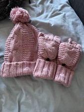 Superdry Pink Beanie And