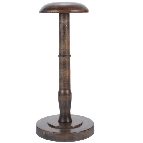 Wooden hat display stand - wooden,