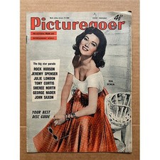 GIA SCALA PICTUREGOER MAGAZINE JANUARY 18 1958 - Gia Scala cover with small piec