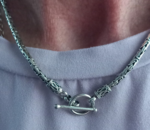 Sterling silver byzantine - sterling,