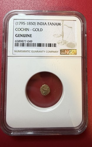 Ngc genuine india cochin - ngc, gold