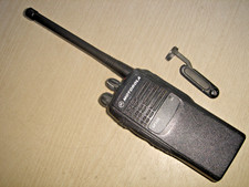Motorola GP340 VHF 136-174MHz c/w antenna,  battery & beltclip