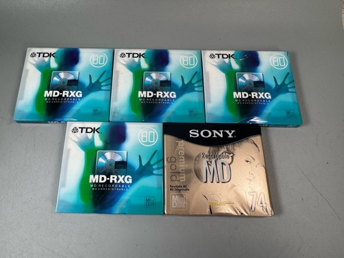 Lot new minidiscs tdk - 5,