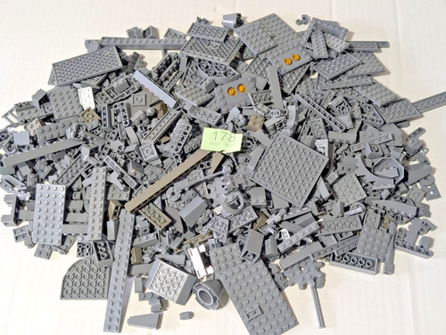Lego dark grey 1kg bulk - grey,
