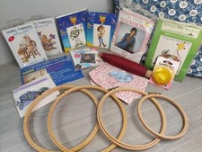Assorted Cross Stitch Hoop