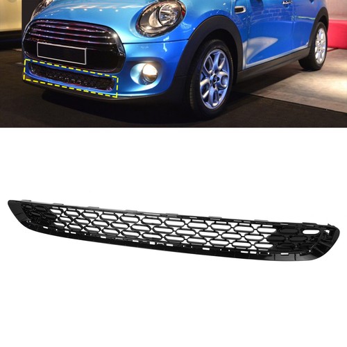 Gloss black front bumper lower - black,