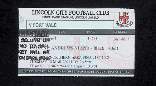 Lincoln city port vale - lincoln,