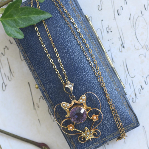 Antique edwardian 9ct - edwardian, gold