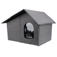 Outdoor Cat House Water Resistant Weather Proof Spacious Enclosed Foldable Cat