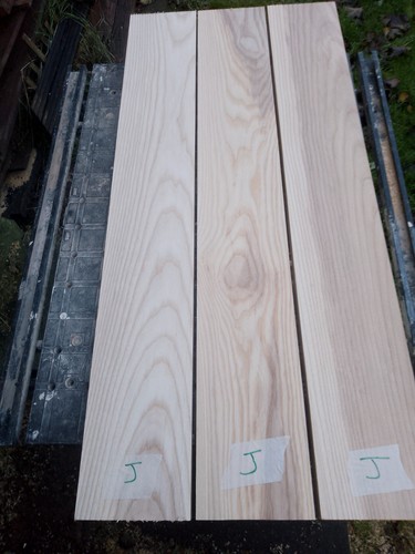 Ash hardwood planed boards - 3, x