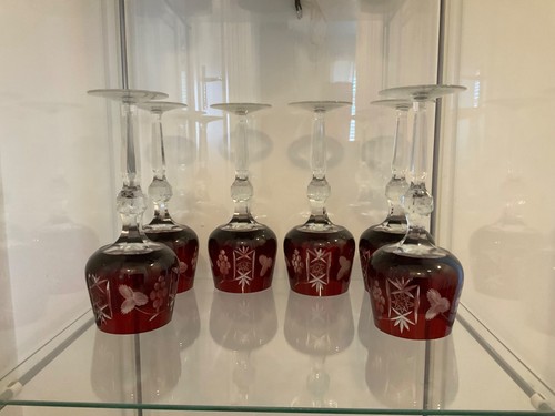 Bohemian wine tumblers and - bohemian, wine,tumblers