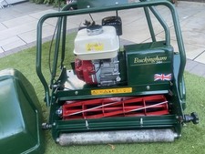 Atco Allett Buckingham  24H  24" Petrol Cylinder Lawnmower Mower & seat 2014 