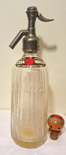 Antique etched glass dixon - glass, pg