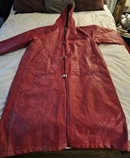 Vintage Red Oilskin Slicker