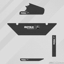 CARBON FIBRE EUROPEAN STYLE DD2 ROTAX RADIATOR STICKER KIT - KARTING