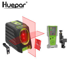 Huepar Red Cross Line Vertical