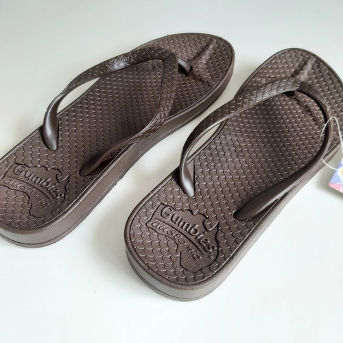 Gumbies flip flops brown - gumbies, uk
