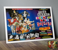 Great Rock And Roll Swindle Sex Pistols Movie Photo / Poster Up To 36"