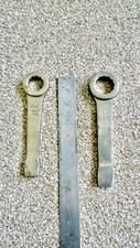 2 x  Slogging Spanners   27mm  &  7/8" AF