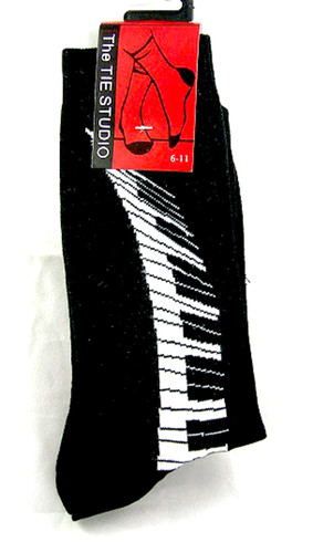 Piano keyboard music socks - piano,