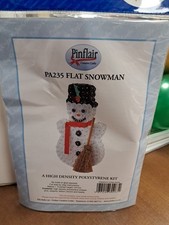 Pinflair 3D Sequin Kit - Flat Snowman