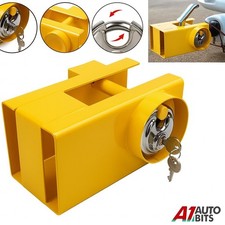 Heavy Duty Caravan & Trailer Coupling Towing Security Hitch Lock with 2 Keys