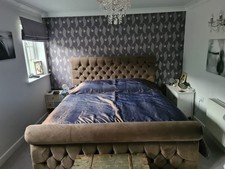 Super King Sleigh Bed FRAME