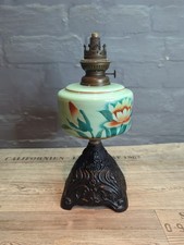 Antique Oil Paraffin Lamp Milk