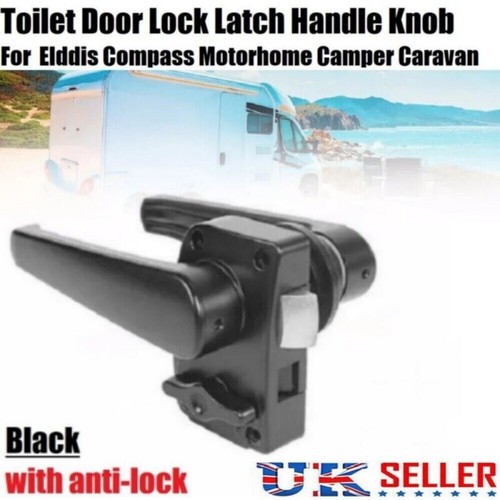 Toilet door lock latch handle - lock,