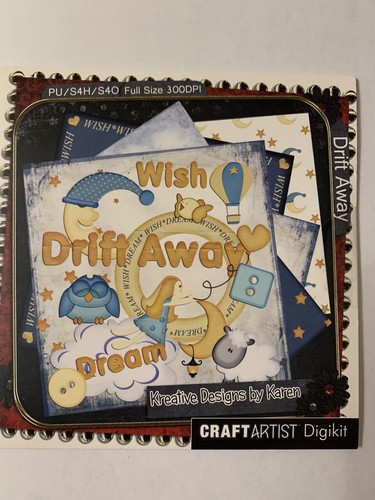 Drift away serif craft - -,