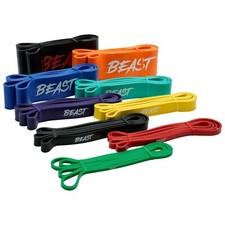 Alpha Designs 'Beast' Latex Resistance Bands for stretching, fitness, workouts