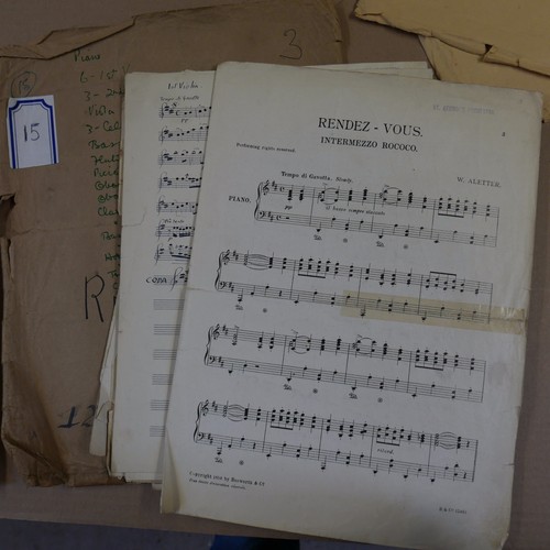 Orchestra parts the choristers - orchestra,
