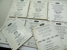 Lot 0f 8 Ford Technical