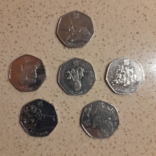 Olympic 50p 2011 coins 6 - 2011,