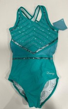 New Girls Gymnastic Darcy Leotard Size 36 ASM