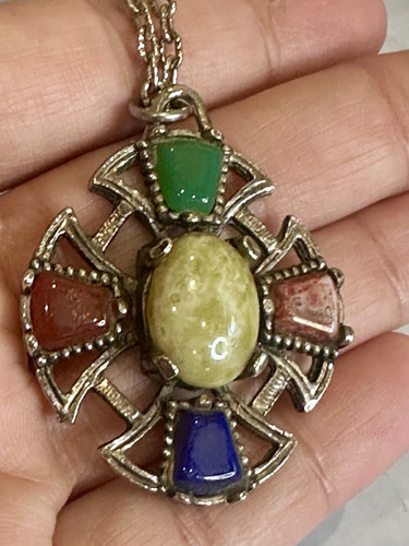 Vintage celtic cross pendant - celtic,