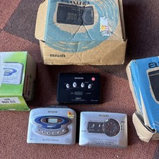 Joblot Aiwa Personal Cassette Players TX416 PX287 PX677 No Batteries Can’t Test