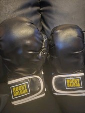ROCKY BALBOA Black Boxing Gloves VERY RARE 2006