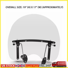 19x17"Large Clear Motorcycle