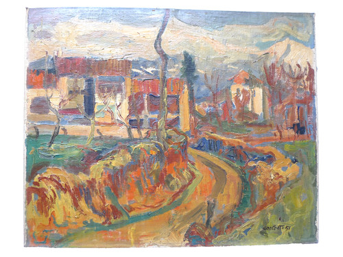 Oil painting canvas - oil,